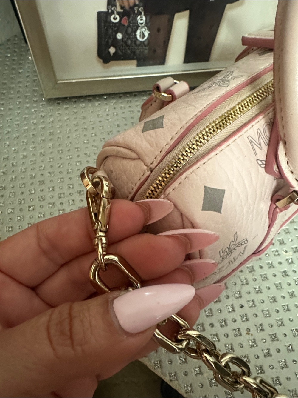 MCM Visetos Delmy Boston Bag - Picture 16 of 16